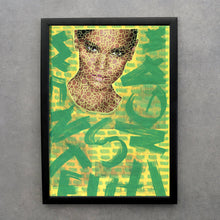 Carica l&#39;immagine nel visualizzatore di Gallery, Green And Yellow Fashion Fine Art Photo, Altered Fashion Print - Naomi Vona Art
