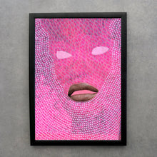 Load image into Gallery viewer, Neon Pink Customisable Made To Order Giclee Fine Art Print - Naomi Vona Art
