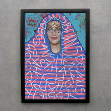 Cargar imagen en el visor de la galería, Sphinx Lookalike Fine Art Print, Altered Fashion Photography - Naomi Vona Art
