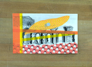 Retro Illustration Postcard Of Old Monument - Naomi Vona Art