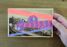 Load image into Gallery viewer, Altered Vintage Postcard Art Collage - Naomi Vona Art
