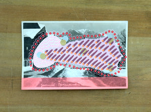 Altered Vintage Postcard Of Garmisch Partenkirchen - Naomi Vona Art