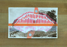 Load image into Gallery viewer, Retro Old Postcard Of Norwich Castle Altered By Hand - Naomi Vona Art
