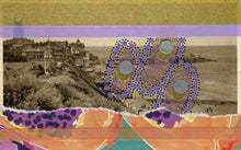 Load image into Gallery viewer, One Of A Kind Collage On Landscape Old Postcard - Naomi Vona Art
