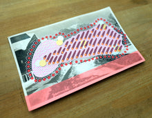 Charger l&#39;image dans la galerie, Altered Vintage Postcard Of Garmisch Partenkirchen - Naomi Vona Art

