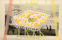 Cargar imagen en el visor de la galería, Manipulated Vintage Postcard Of Stockholm City - Naomi Vona Art

