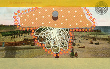 Cargar imagen en el visor de la galería, Art Collage On Vintage Postcard Of Lowestoft City - Naomi Vona Art
