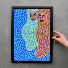 Load image into Gallery viewer, Weird Fashion Fine Art Print Altered By Hand - Naomi Vona Art
