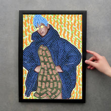 Cargar imagen en el visor de la galería, Original Wall Art Gift Idea For Fashion Lovers - Naomi Vona Art
