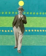 Cargar imagen en el visor de la galería, Walk Art Collage On Old Man Vintage Found Portrait - Naomi Vona Art
