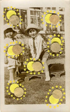 Carica l&#39;immagine nel visualizzatore di Gallery, Beige And Yellow Paper Confetti Art Collage - Naomi Vona Art
