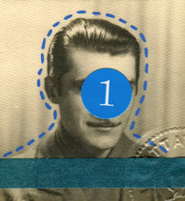 Carica l&#39;immagine nel visualizzatore di Gallery, Contemporary Art Photo Collage On Found Vintage Picture - Naomi Vona Art
