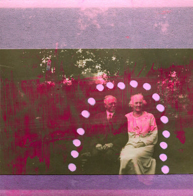 Old People Portrait Retro Photography Collage - Naomi Vona Art