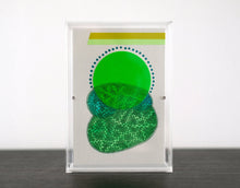 Cargar imagen en el visor de la galería, Contemporary Abstract Collage, Postcard Size Affordable Art - Naomi Vona Art
