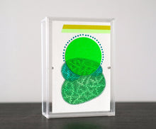 Cargar imagen en el visor de la galería, Contemporary Abstract Collage, Postcard Size Affordable Art - Naomi Vona Art
