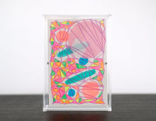 将图片加载到图库查看器，Contemporary Handmade Artwork Decorated With Paper And Pens - Naomi Vona Art
