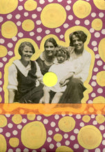 Load image into Gallery viewer, Collage Photo Art Over A Vintage Group Of Women Portrait - Naomi Vona Art
