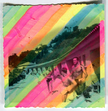 Load image into Gallery viewer, Funny Rainbow Art Collage On Vintage Photo - Naomi Vona Art

