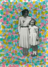 Cargar imagen en el visor de la galería, Mum And Daughter Photography Art Collage - Naomi Vona Art
