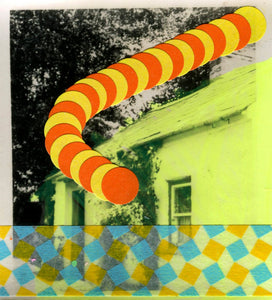 Old House Collage On Classic Vintage Photography - Naomi Vona Art