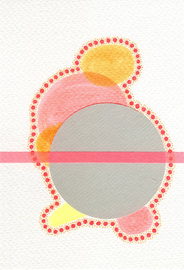 Contemporary Handmade Collage On Paper - Naomi Vona Art