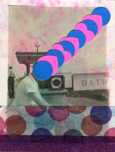 Load image into Gallery viewer, Vintage Collage Realized With Stickers And Tape - Naomi Vona Art

