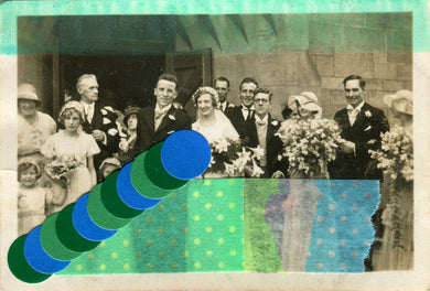 Fine Art Collage Created On Vintage Wedding Photography - Naomi Vona Art