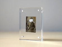 Cargar imagen en el visor de la galería, Black And White Tiny Retro Photography Collage Art - Naomi Vona Art
