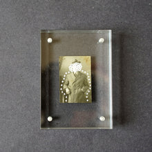 Cargar imagen en el visor de la galería, Black And White Tiny Retro Photography Collage Art - Naomi Vona Art
