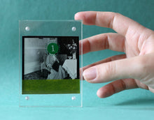 Cargar imagen en el visor de la galería, Green Art Collage On Vintage Photography - Naomi Vona Art
