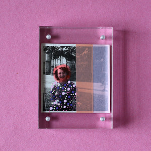 Smiling Woman Photo Collage Art Gift Idea - Naomi Vona Art