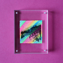 Cargar imagen en el visor de la galería, Funny Rainbow Art Collage On Vintage Photo - Naomi Vona Art
