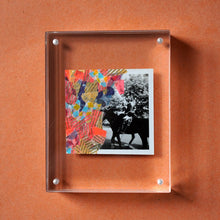 Carica l&#39;immagine nel visualizzatore di Gallery, Man Riding Horse Photo, Vintage Found Photography - Naomi Vona Art
