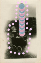 Carica l&#39;immagine nel visualizzatore di Gallery, Creepy Art Collage, Vintage Photo With Spooky Doll Portrait - Naomi Vona Art
