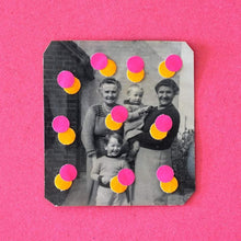 Load image into Gallery viewer, Paper Confetti Art Collage Created On Found Photo - Naomi Vona Art
