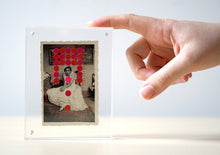 Cargar imagen en el visor de la galería, Girl Portrait Decorated With Paper Confetti And Pens - Naomi Vona Art
