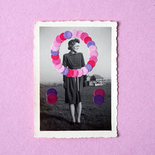 Load image into Gallery viewer, Elegant Vintage Collage Art, Mixed Media Collage Dada Art - Naomi Vona Art
