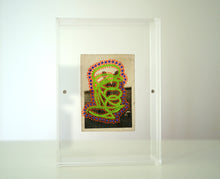 Cargar imagen en el visor de la galería, Home Decor Paper Collage Art On Old Found Portrait - Naomi Vona Art

